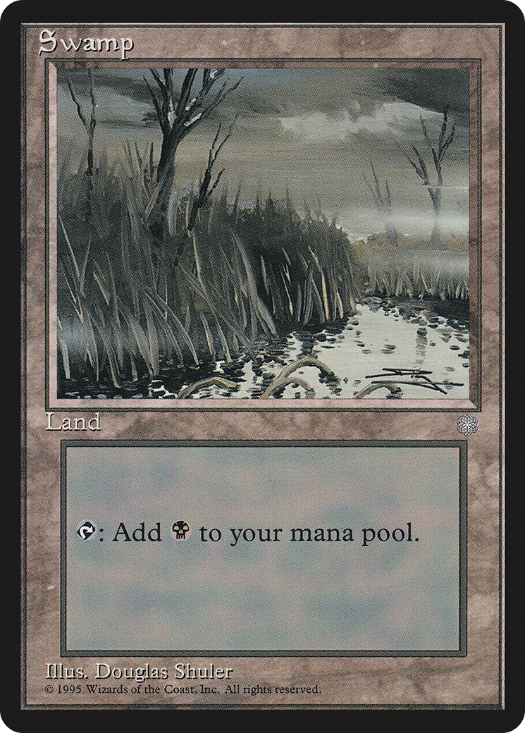 Magic: The Gathering - Swamp - Ice Age