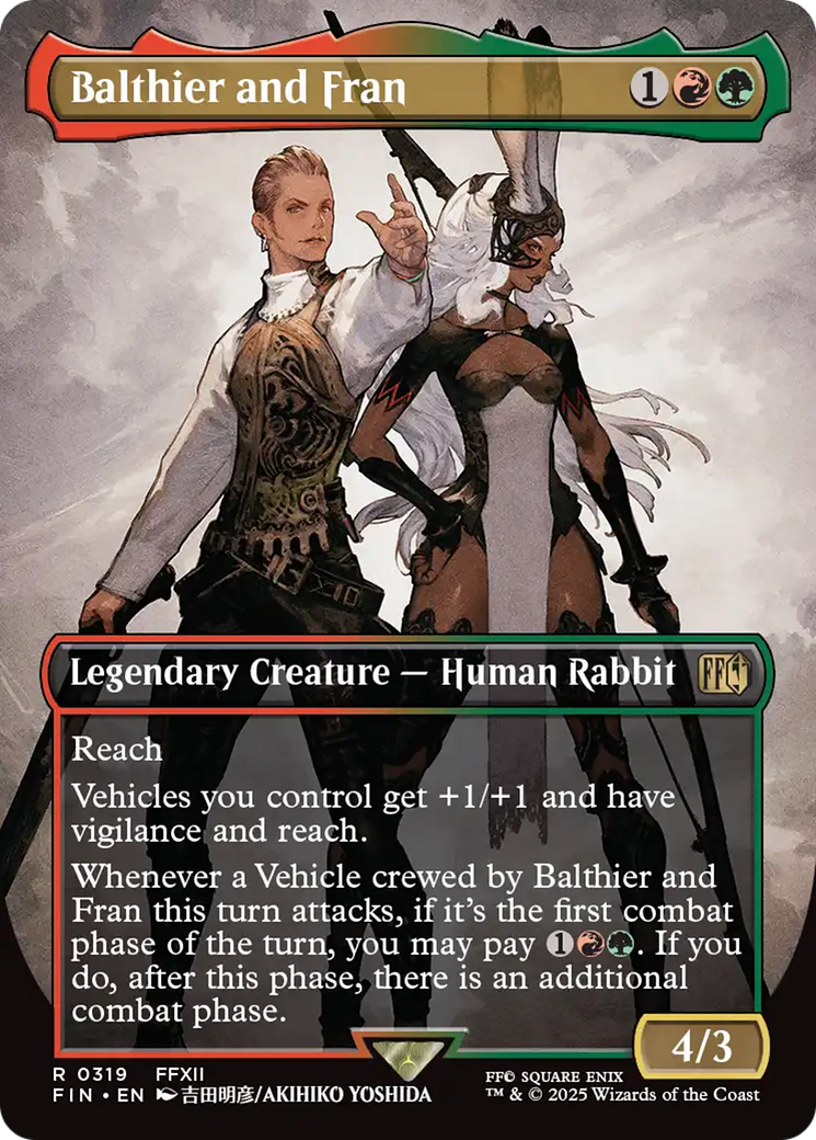 Magic: The Gathering - Balthier and Fran Foil - Final Fantasy
