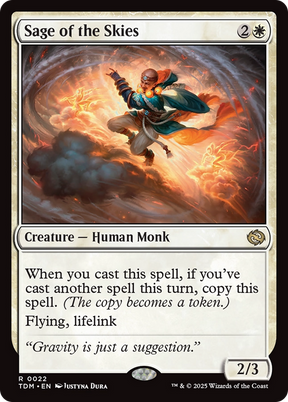 Magic: The Gathering - Sage of the Skies Foil - Tarkir: Dragonstorm