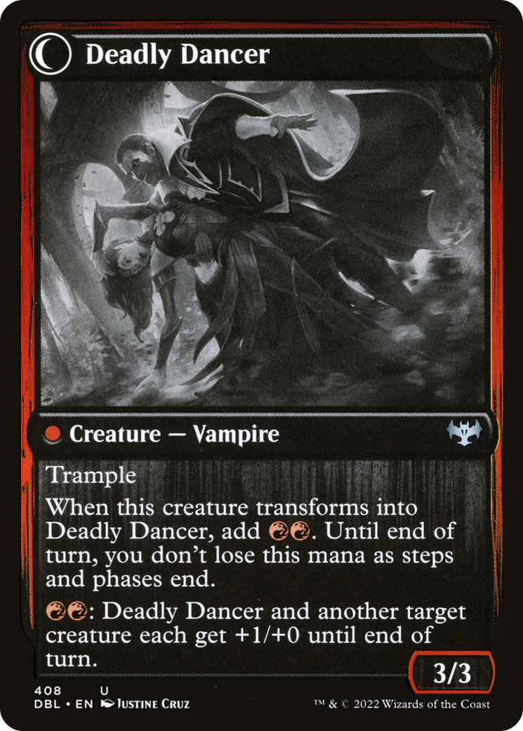 Magic: The Gathering - Alluring Suitor // Deadly Dancer Foil - Innistrad: Double Feature