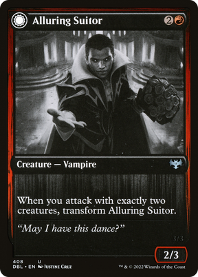 Magic: The Gathering - Alluring Suitor // Deadly Dancer Foil - Innistrad: Double Feature