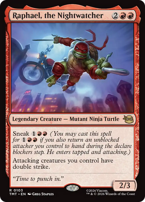 Magic: The Gathering - Raphael, the Nightwatcher - Teenage Mutant Ninja Turtles