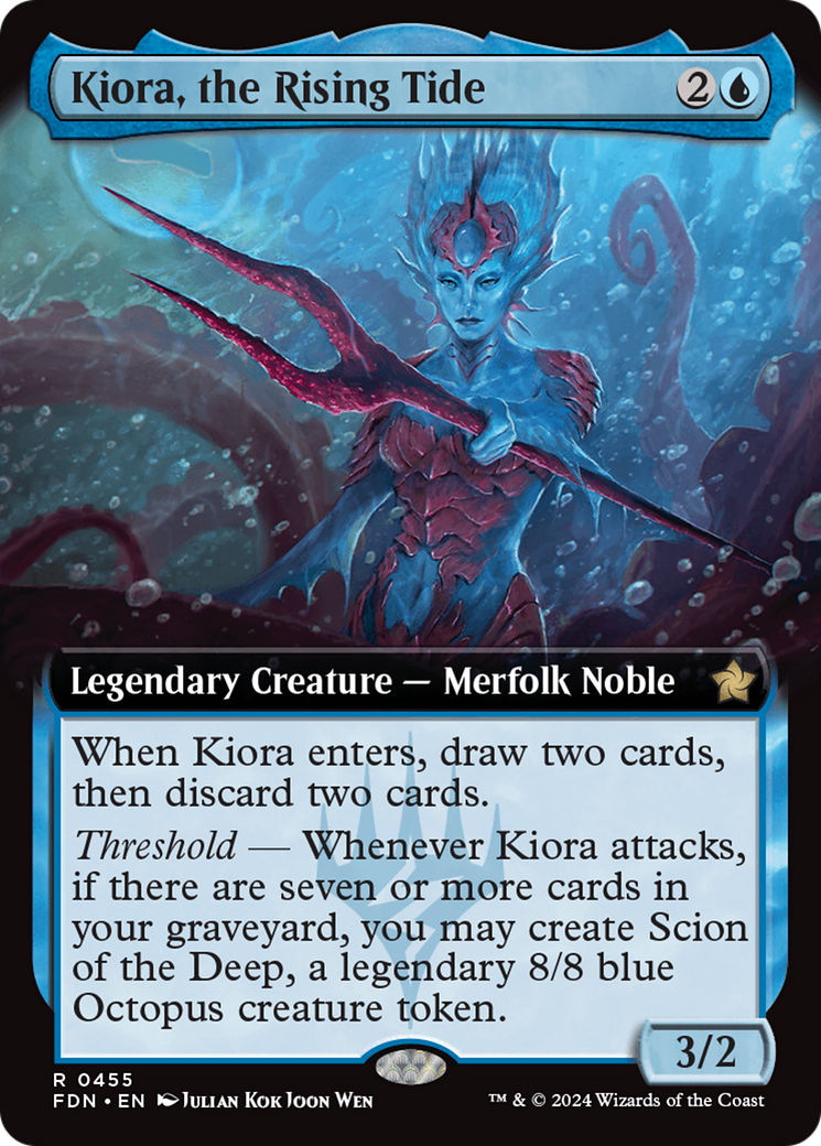 Magic: The Gathering - Kiora, the Rising Tide Foil - Foundations