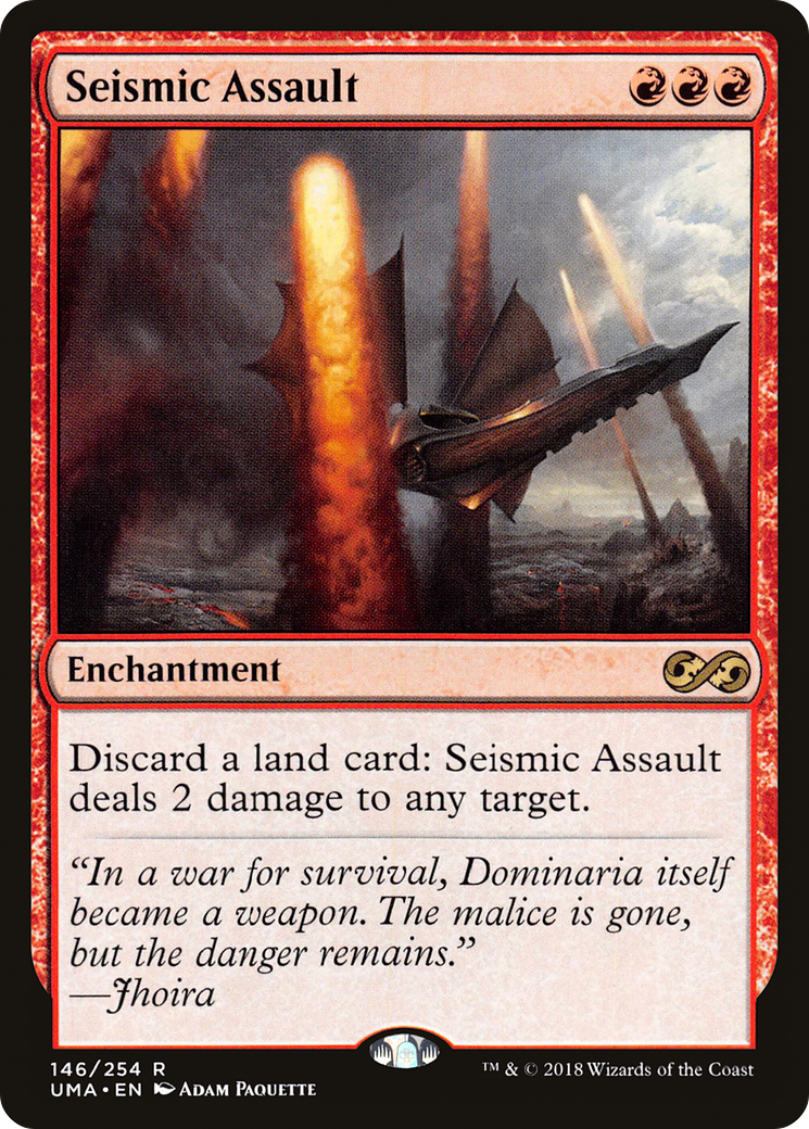 Magic: The Gathering - Seismic Assault Foil - Ultimate Masters