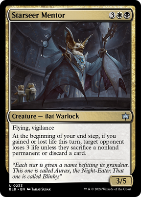 Magic: The Gathering - Starseer Mentor Foil - Bloomburrow