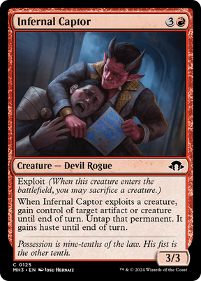 Magic: The Gathering - Infernal Captor Foil - Modern Horizons 3
