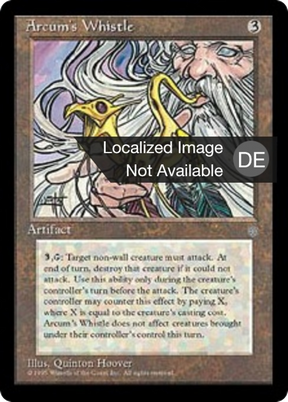 Magic: The Gathering - Arcums Pfeife - Ice Age