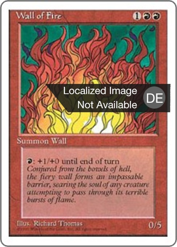 Magic: The Gathering - Feuerwand - Fourth Edition