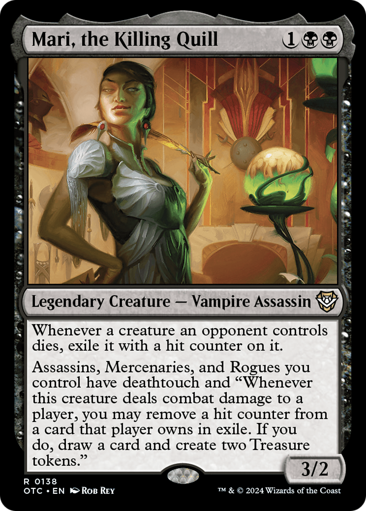 Magic: The Gathering - Mari, the Killing Quill - Outlaws of Thunder Junction Commander