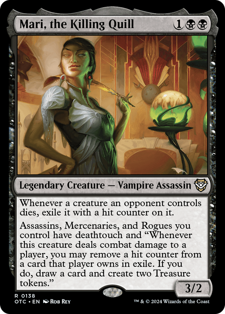 Magic: The Gathering - Mari, the Killing Quill - Outlaws of Thunder Junction Commander