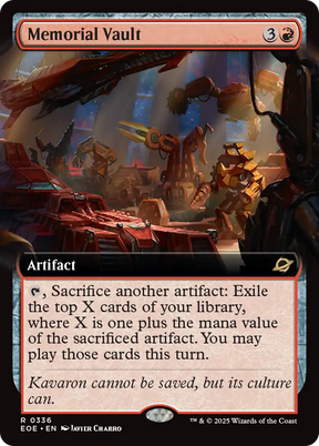 Magic: The Gathering - Memorial Vault - Edge of Eternities