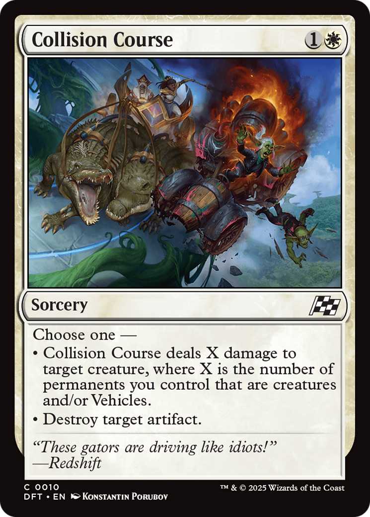 Magic: The Gathering - Collision Course Foil - Aetherdrift