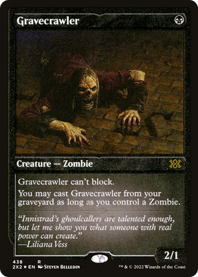 Magic: The Gathering - Gravecrawler Foil - Double Masters 2022