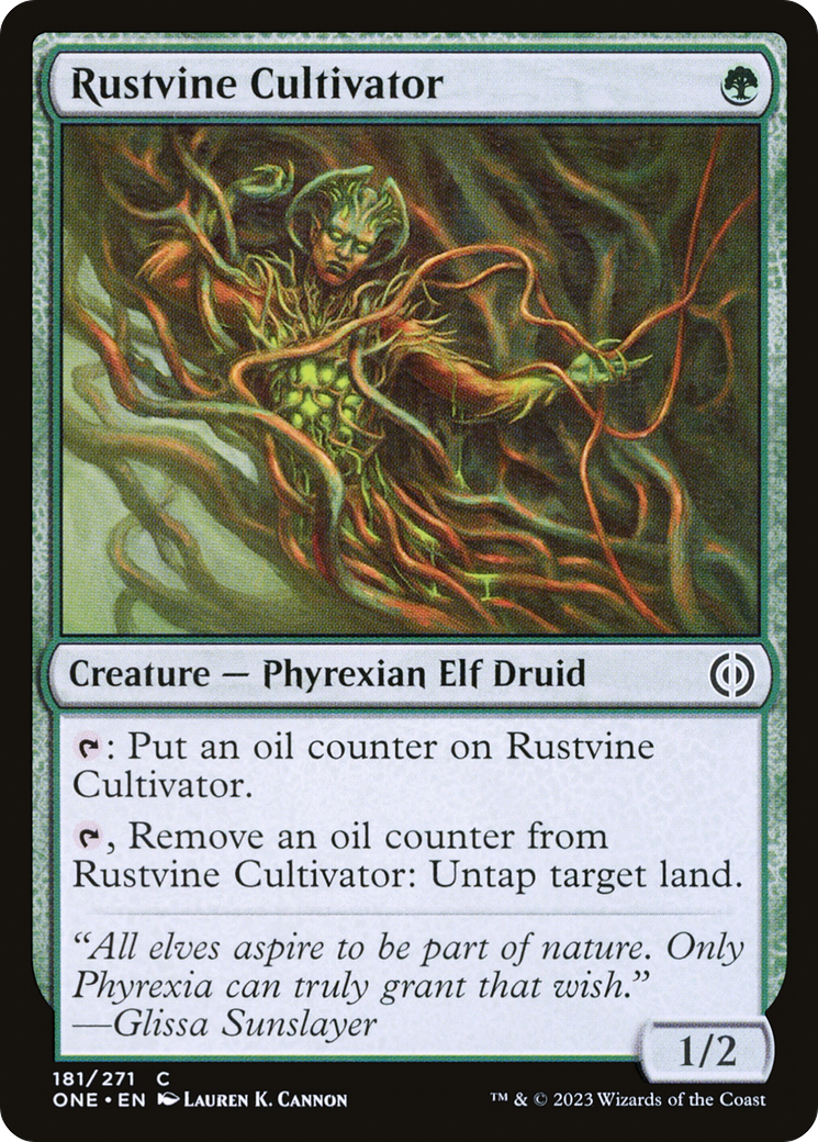 Magic: The Gathering - Rustvine Cultivator - Phyrexia: All Will Be One