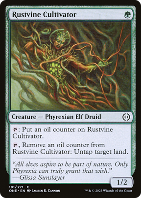 Magic: The Gathering - Rustvine Cultivator Foil - Phyrexia: All Will Be One