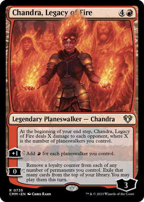 Magic: The Gathering - Chandra, Legacy of Fire - Commander Masters