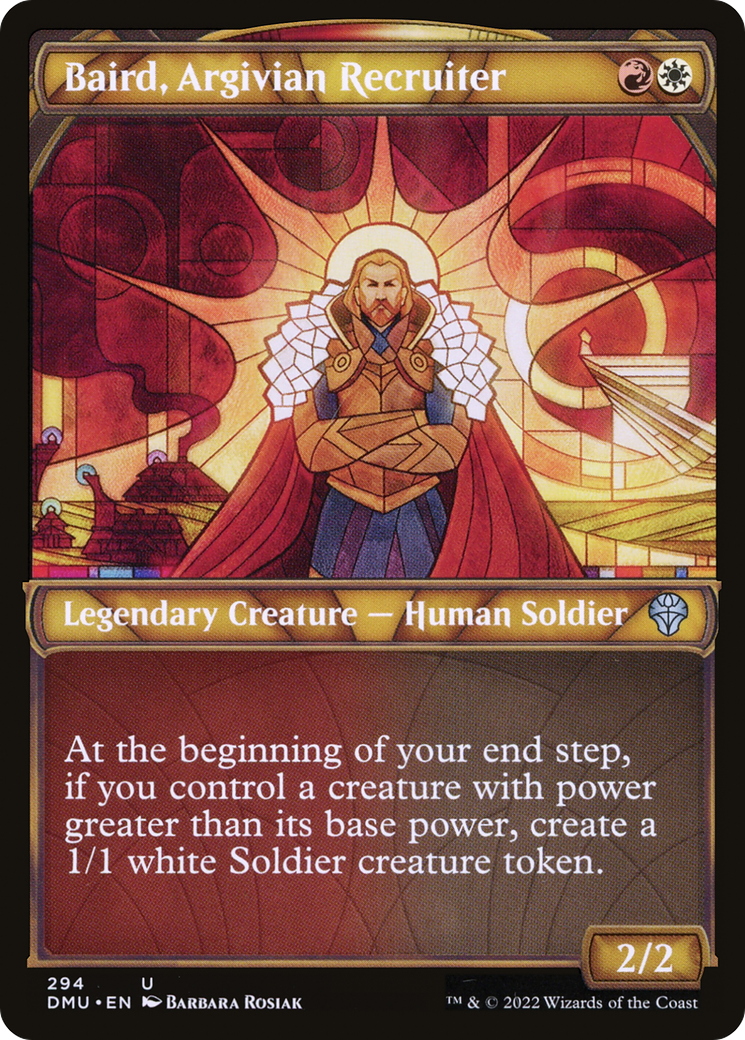 Magic: The Gathering - Baird, Argivian Recruiter Foil - Dominaria United