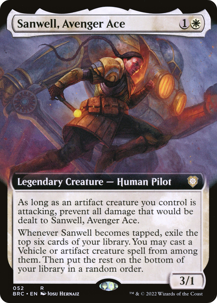 Magic: The Gathering - Sanwell, Avenger Ace Foil - The Brothers' War Commander