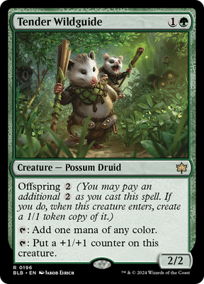 Magic: The Gathering - Tender Wildguide Foil - Bloomburrow