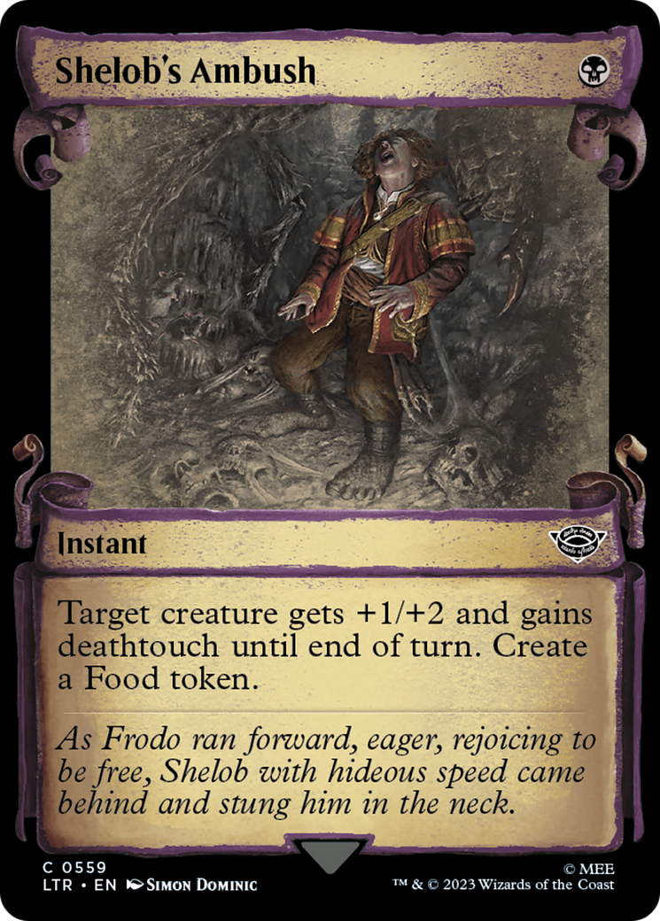 Magic: The Gathering - Shelob's Ambush Foil - The Lord of the Rings: Tales of Middle-earth