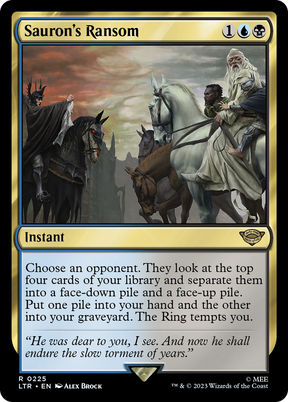 Magic: The Gathering - Sauron's Ransom Foil - The Lord of the Rings: Tales of Middle-earth