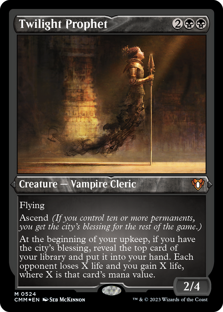 Magic: The Gathering - Twilight Prophet Foil - Commander Masters