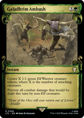Magic: The Gathering - Galadhrim Ambush Foil - Tales of Middle-earth Commander