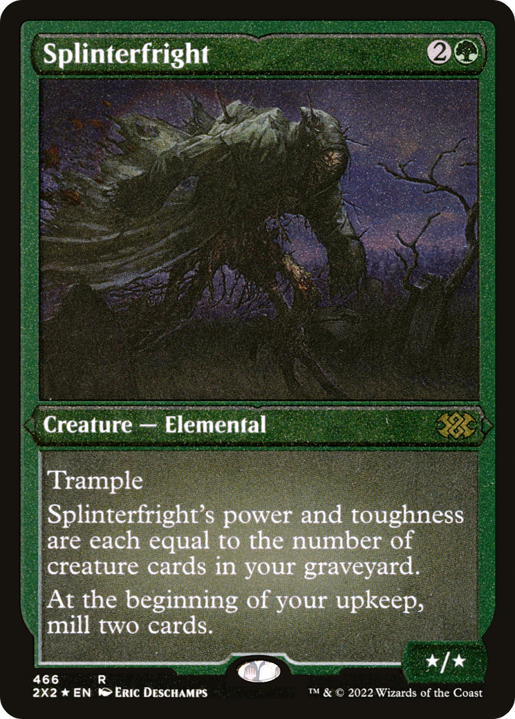 Magic: The Gathering - Splinterfright Foil - Double Masters 2022