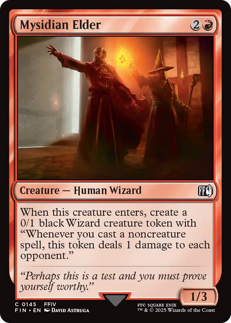 Magic: The Gathering - Mysidian Elder Foil - Final Fantasy