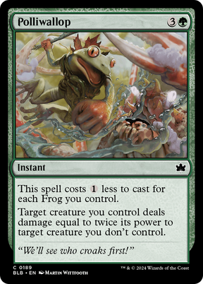 Magic: The Gathering - Polliwallop Foil - Bloomburrow