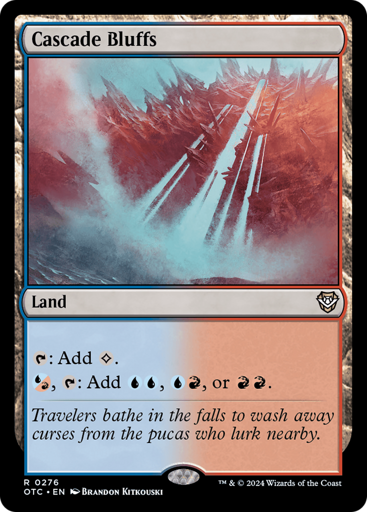 Magic: The Gathering - Cascade Bluffs - Outlaws of Thunder Junction Commander