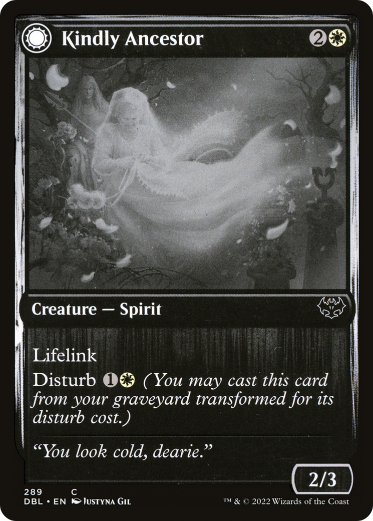Magic: The Gathering - Kindly Ancestor // Ancestor's Embrace - Innistrad: Double Feature