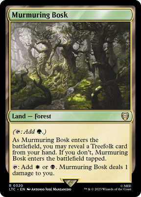 Magic: The Gathering - Murmuring Bosk - Tales of Middle-earth Commander