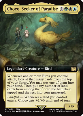 Magic: The Gathering - Choco, Seeker of Paradise Foil - Final Fantasy