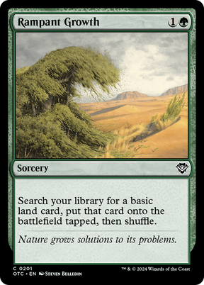 Magic: The Gathering - Rampant Growth - Outlaws of Thunder Junction Commander