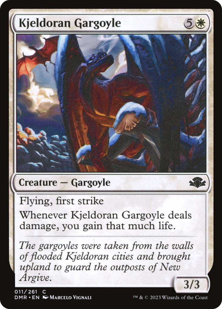 Magic: The Gathering - Kjeldoran Gargoyle Foil - Dominaria Remastered