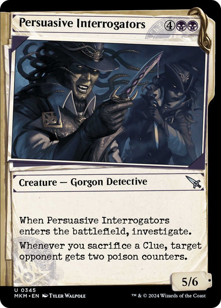 Magic: The Gathering - Persuasive Interrogators Foil - Murders at Karlov Manor