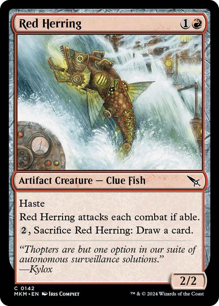 Magic: The Gathering - Red Herring Foil - Murders at Karlov Manor