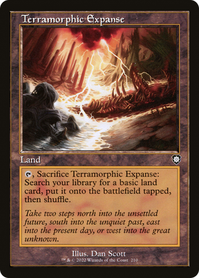 Magic: The Gathering - Terramorphic Expanse - The Brothers' War Commander