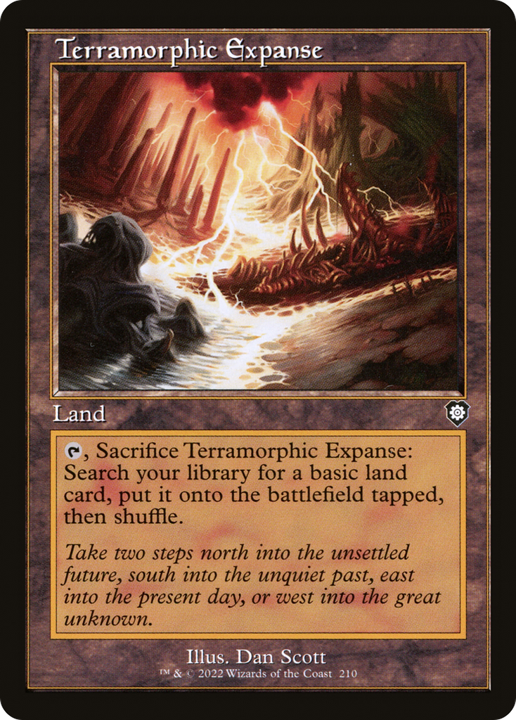 Magic: The Gathering - Terramorphic Expanse - The Brothers' War Commander