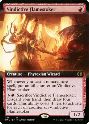 Magic: The Gathering - Vindictive Flamestoker Foil - Phyrexia: All Will Be One