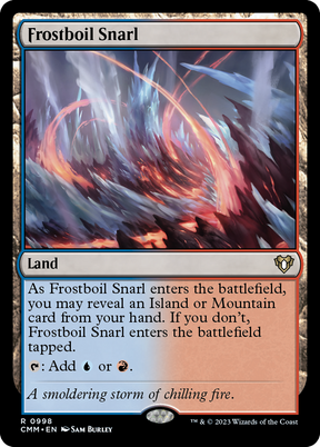 Magic: The Gathering - Frostboil Snarl - Commander Masters