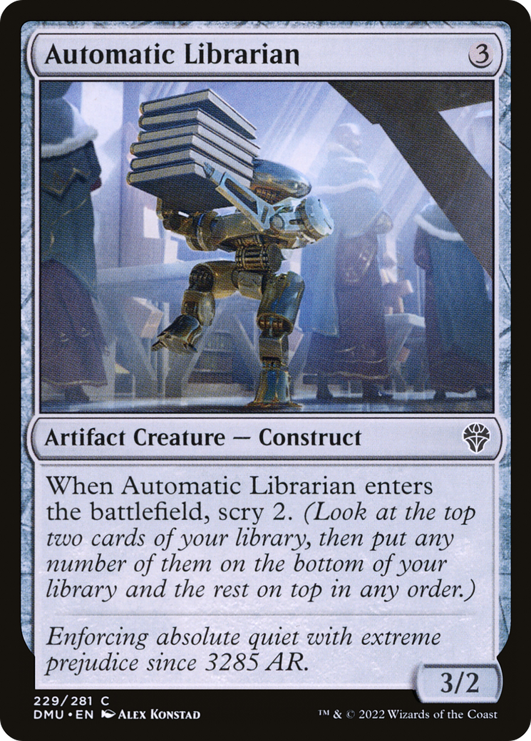 Magic: The Gathering - Automatic Librarian Foil - Dominaria United