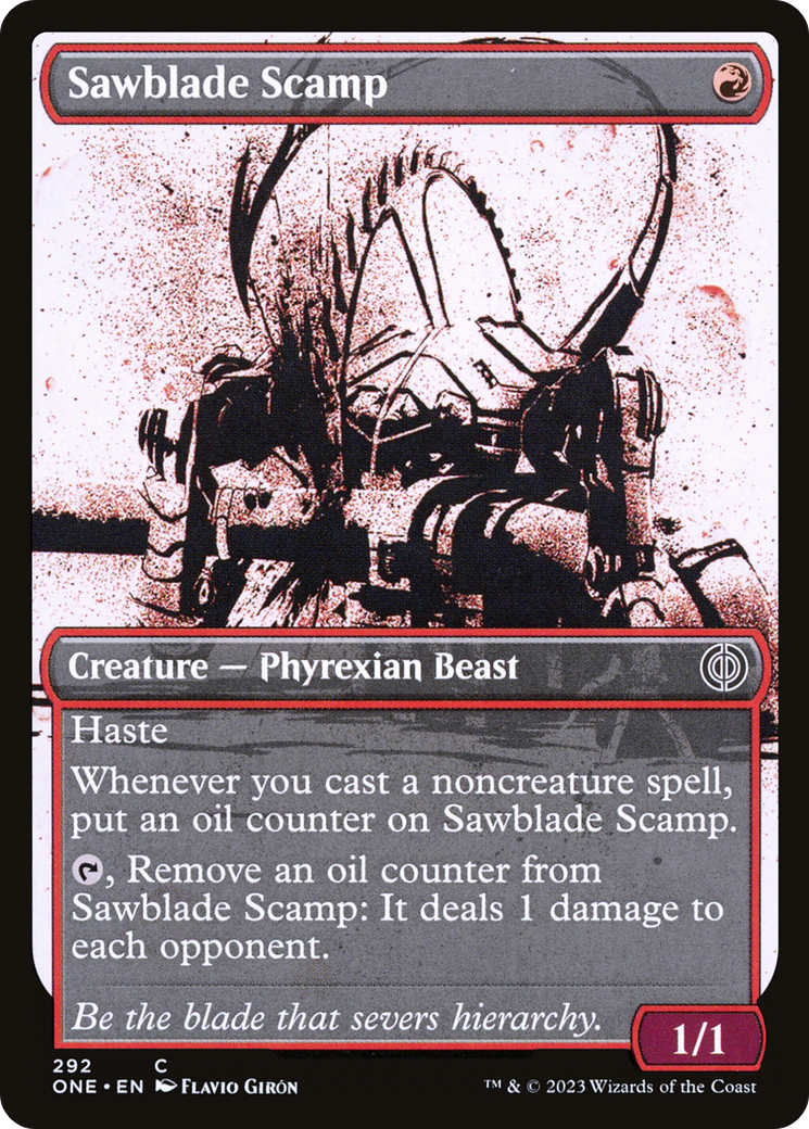 Magic: The Gathering - Sawblade Scamp - Phyrexia: All Will Be One