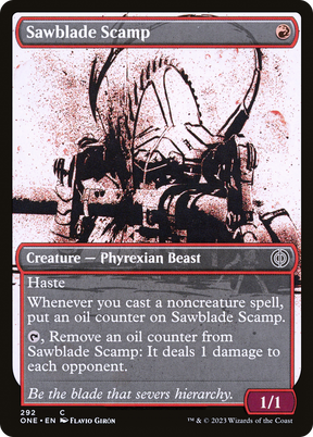 Magic: The Gathering - Sawblade Scamp Foil - Phyrexia: All Will Be One