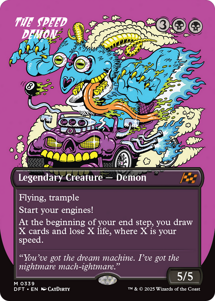 Magic: The Gathering - The Speed Demon Foil - Aetherdrift