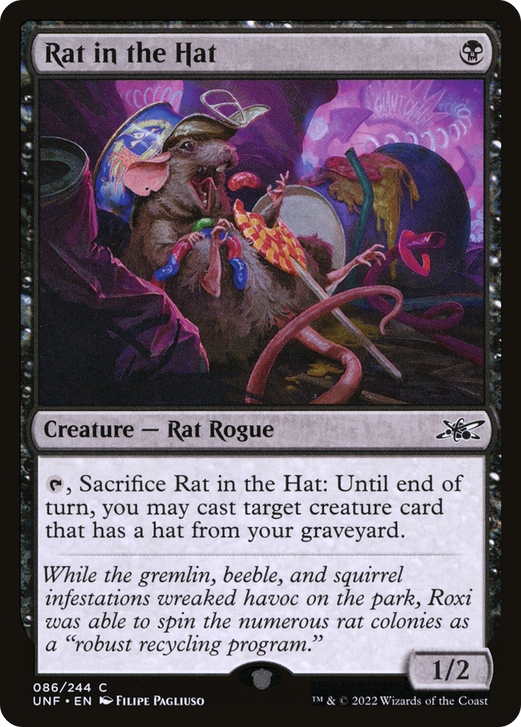Magic: The Gathering - Rat in the Hat - Unfinity