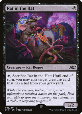 Magic: The Gathering - Rat in the Hat - Unfinity