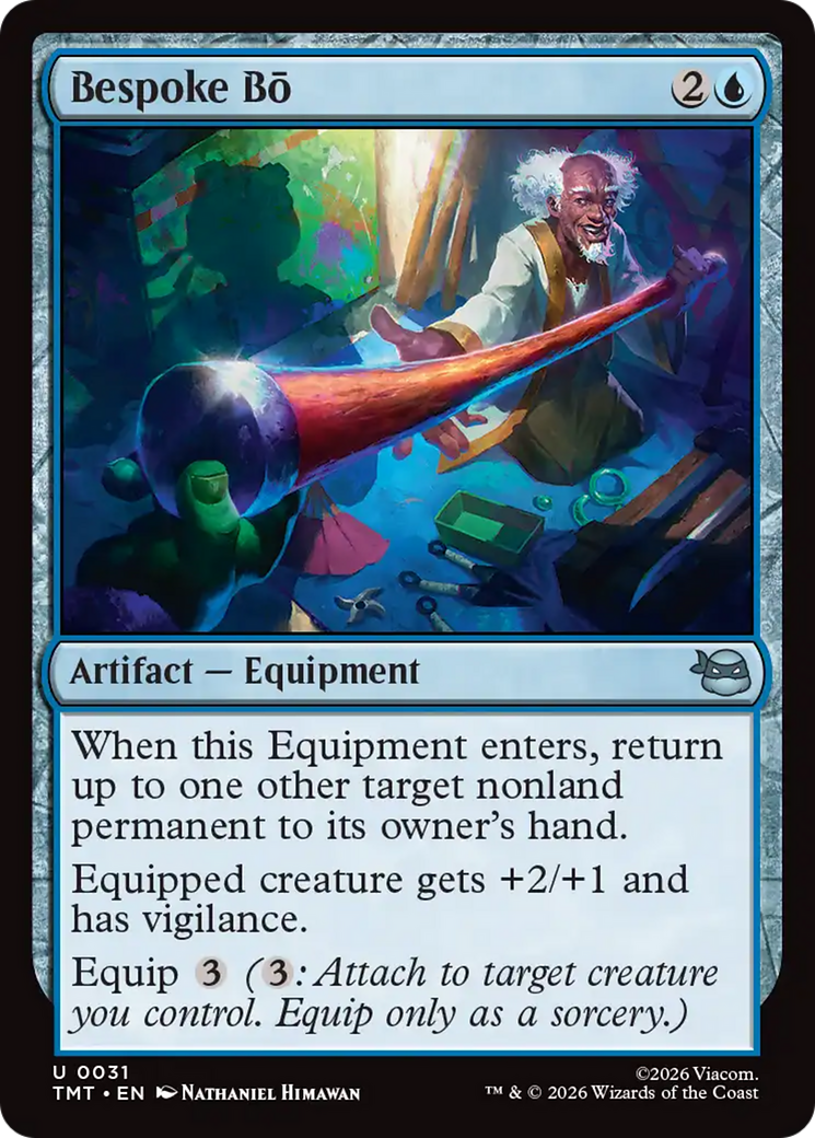 Magic: The Gathering - Bespoke Bō - Teenage Mutant Ninja Turtles