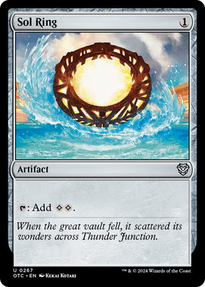 Magic: The Gathering - Sol Ring - Outlaws of Thunder Junction Commander